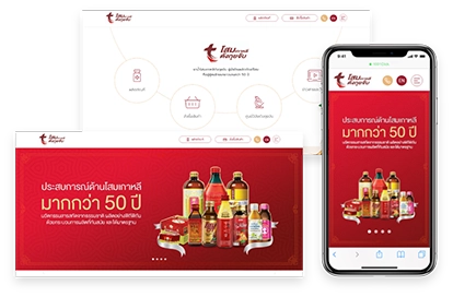 1001click portfolio project ผลงาน website
