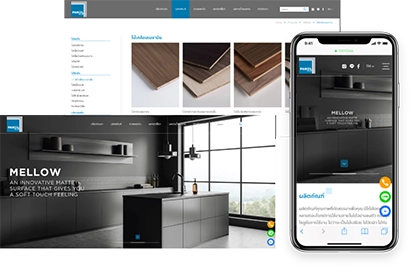 1001click portfolio project ผลงาน website