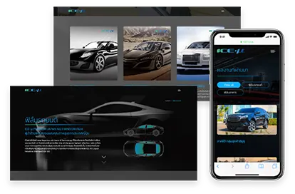 1001click portfolio project ผลงาน website